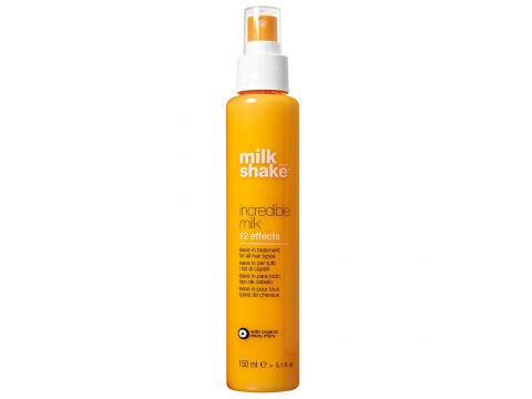 Milk Shake Incredible Milk 12 Effects Leave In Treatment Plaukus atstatantis purškiamas pienelis visų tipų plaukams, 150 ml Milk Shake Incredible Milk 12 Effects Leave In Treatment Plaukus atstatantis purškiamas pienelis visų tipų plaukams, 150 ml